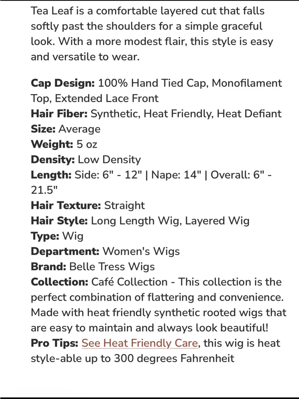 Belle Tress Tea Leaf- Roca Margarita Blonde Hand-Tied Hairpiece